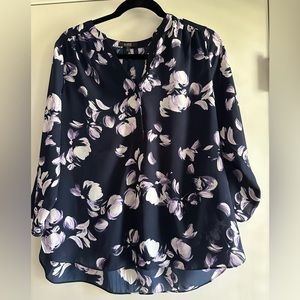 NYDJ floral 3/4 sleeve blouse brand new with tags